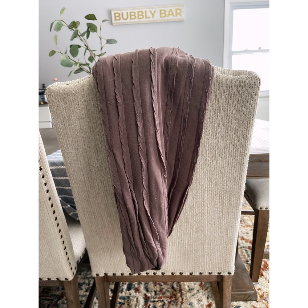 Mauve infinity scarf